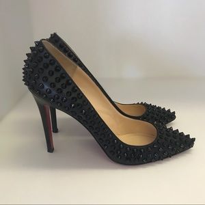Christian Louboutin Spiked Pigalle Black size 40